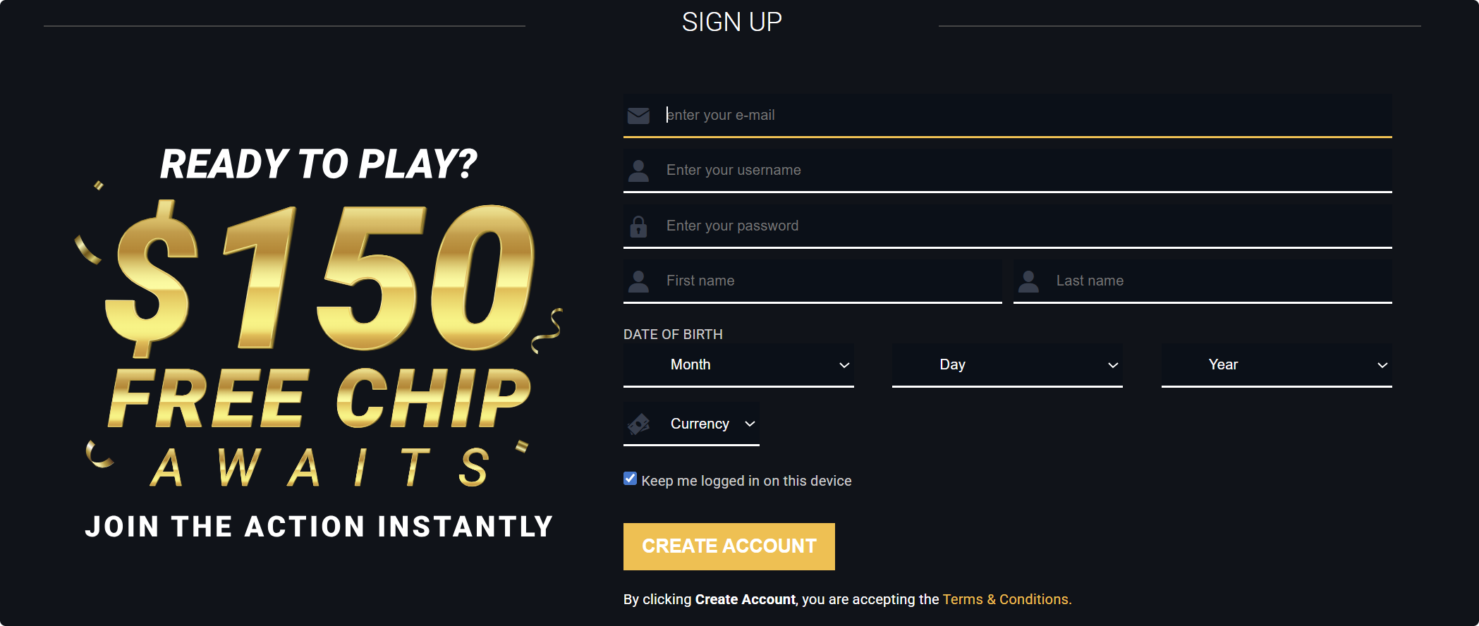 signup